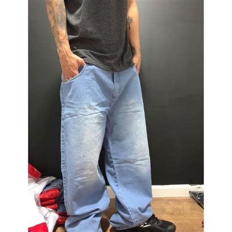 calça jeans larga masculina - calça linho feminina